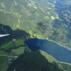Flugwegposition um 11:26:20: Aufgenommen in der Nähe von St. Sebastian, Österreich in 1999 Meter